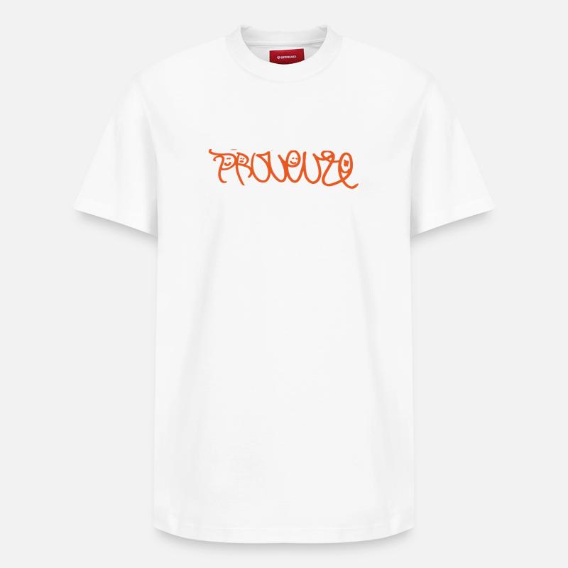 Provence Souvenir - T-shirt unisexe décontracté en coton Supima – de SPREAD - blanc