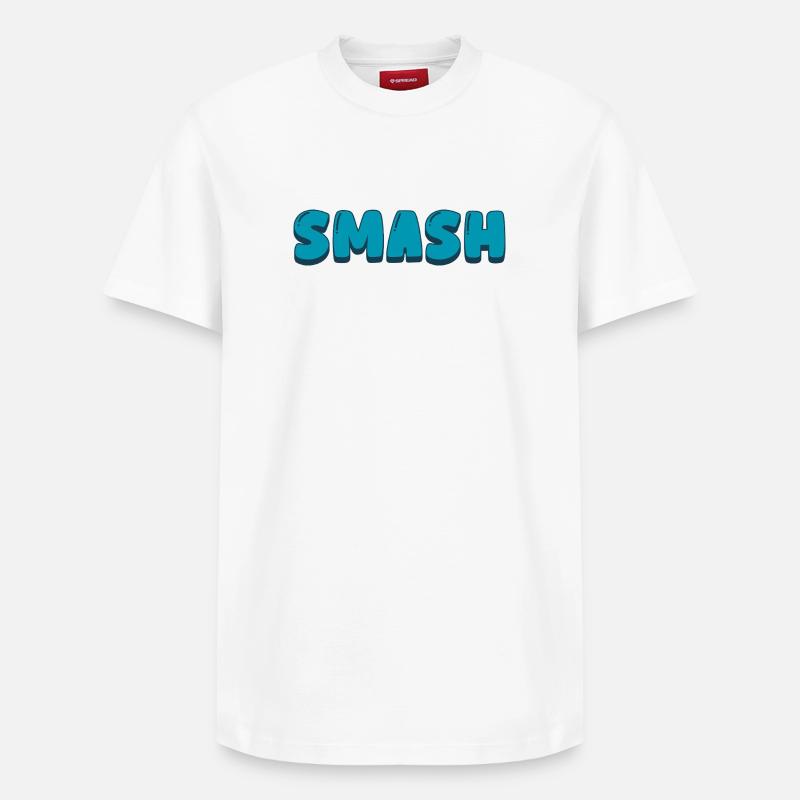 Briser - T-shirt unisexe décontracté en coton Supima – de SPREAD - blanc