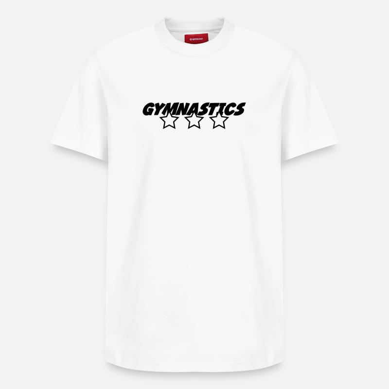 Gymnastics - T-shirt unisexe décontracté en coton Supima – de SPREAD - blanc