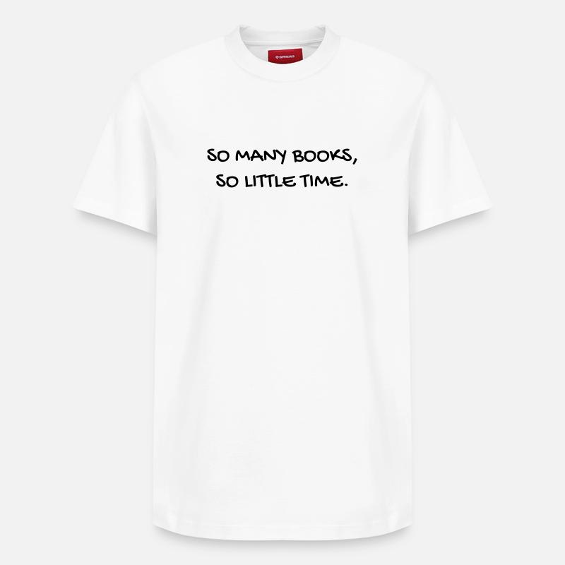 Citation / Philosophie / Pensée / Bonheur / Joie - T-shirt unisexe décontracté en coton Supima – de SPREAD - blanc