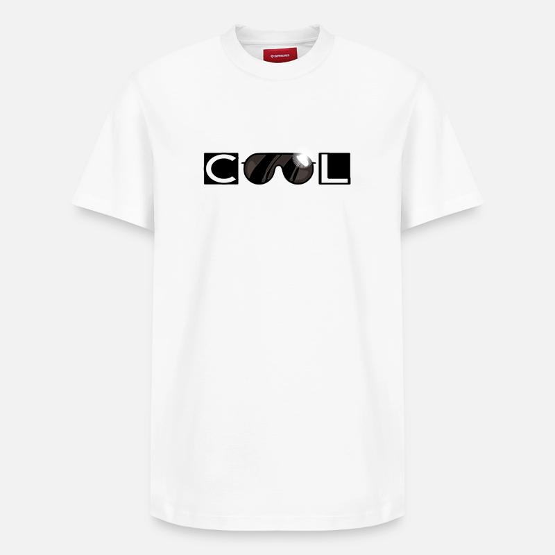 cool - T-shirt unisexe décontracté en coton Supima – de SPREAD - blanc