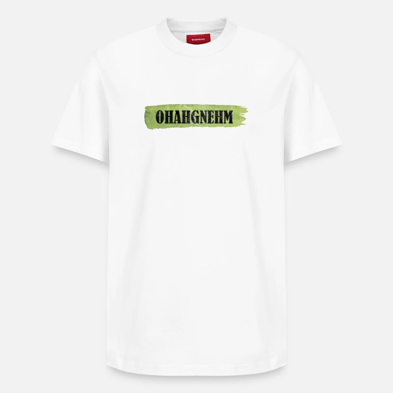 OHAHGNEHM - T-shirt unisexe décontracté en coton Supima – de SPREAD - blanc