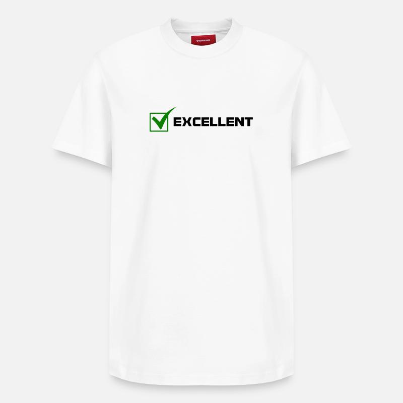 Excellente - T-shirt unisexe décontracté en coton Supima – de SPREAD - blanc
