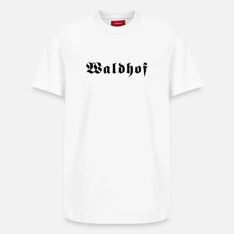 Waldhof - Relaxed Unisex Supima Cotton T-Shirt – von SPREAD - Weiß
