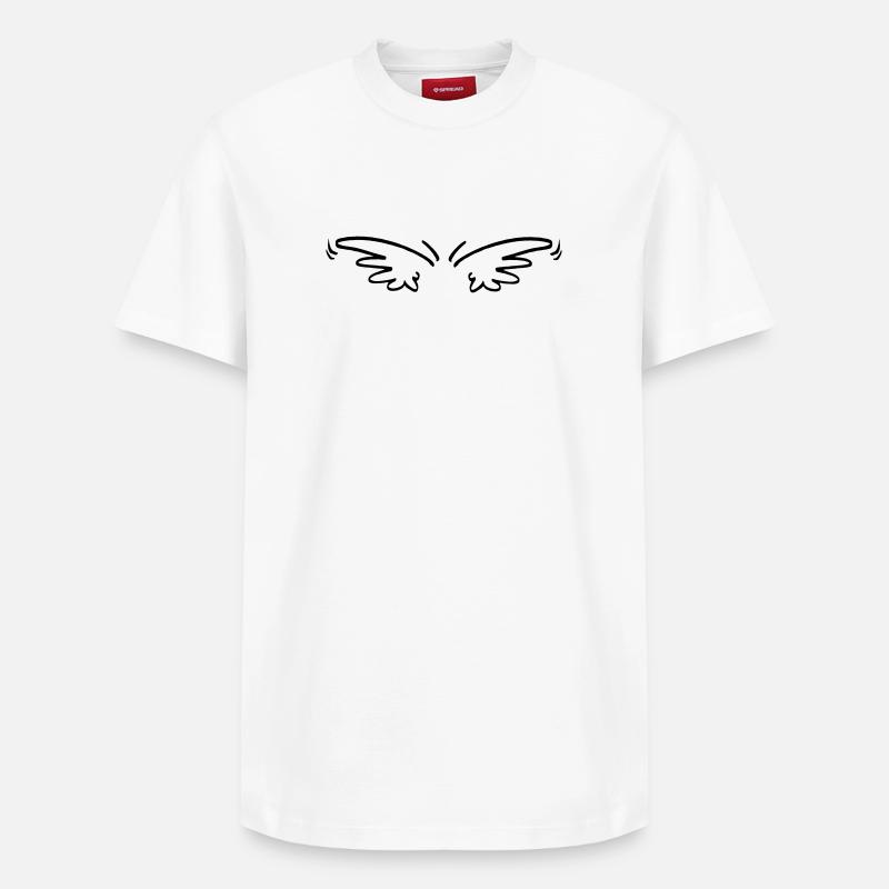 Balançoire - T-shirt unisexe décontracté en coton Supima – de SPREAD - blanc