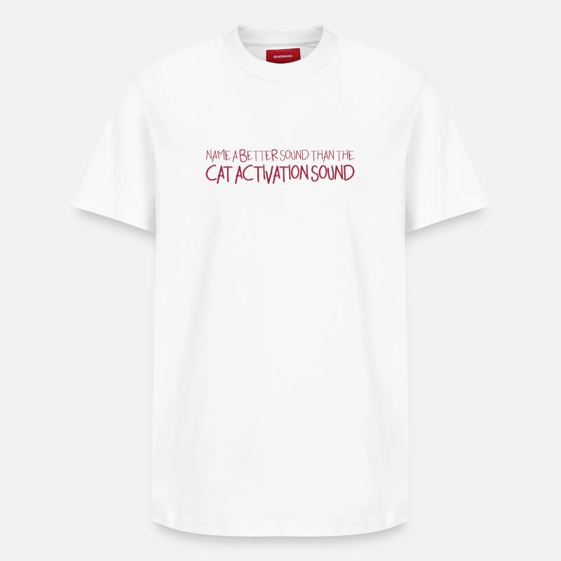 catactivation - T-shirt unisexe décontracté en coton Supima – de SPREAD - blanc