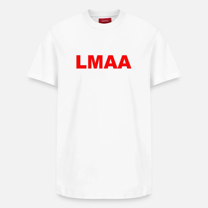 LMAA - T-shirt unisexe décontracté en coton Supima – de SPREAD - blanc
