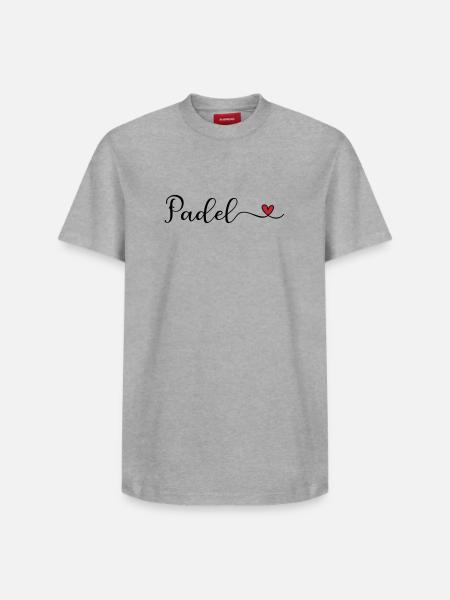 Padel Heart Design - Relaxed Unisex Supima Cotton T-Shirt – by SPREAD - white