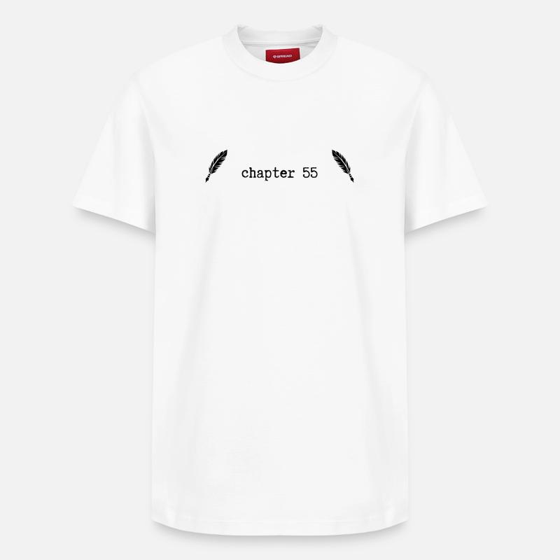 chapitre 55 Anniversaire - T-shirt unisexe décontracté en coton Supima – de SPREAD - blanc