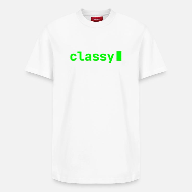 classy | Developer mood - Relaxed Unisex Supima Cotton T-Shirt – by SPREAD - white