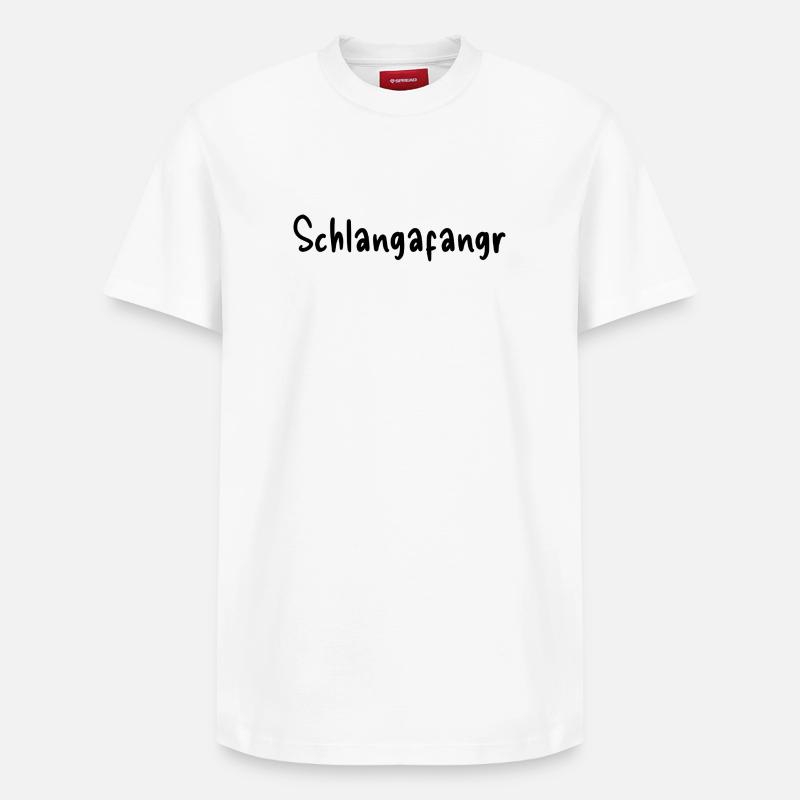 Schlangafangr - Relaxed Unisex Supima Cotton T-Shirt – von SPREAD - Weiß