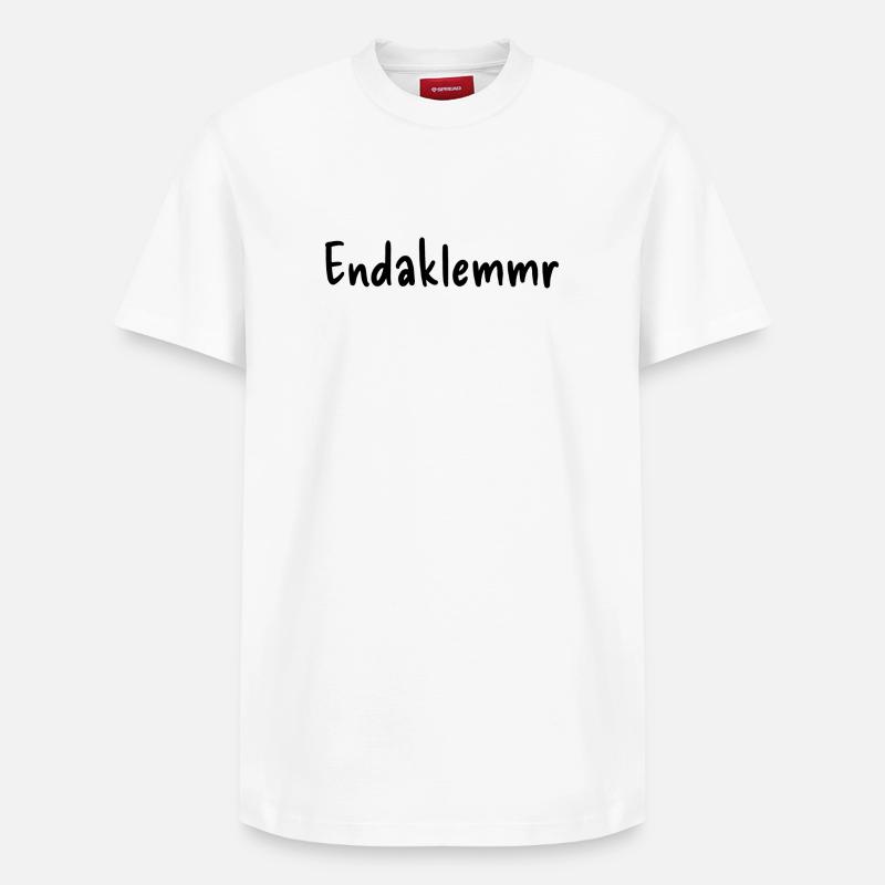 Endaklemmr - Relaxed Unisex Supima Cotton T-Shirt – von SPREAD - Weiß