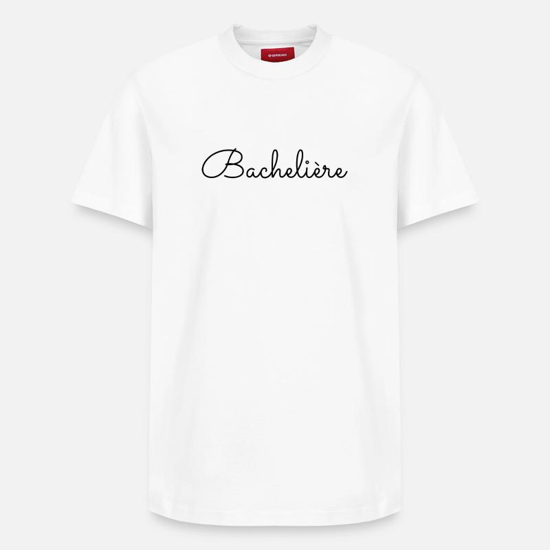 Bachelière - T-shirt unisexe décontracté en coton Supima – de SPREAD - blanc