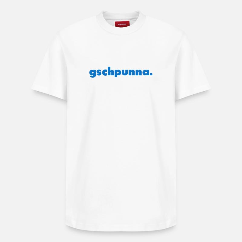 Gschpunna. - T-shirt unisexe décontracté en coton Supima – de SPREAD - blanc