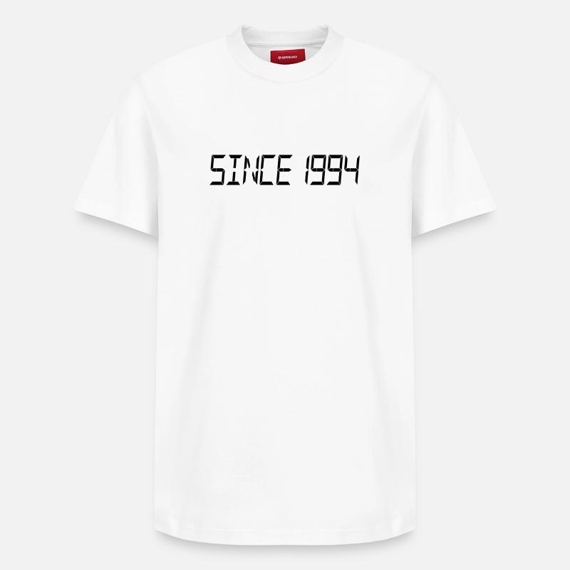 Depuis 1994 - T-shirt unisexe décontracté en coton Supima – de SPREAD - blanc