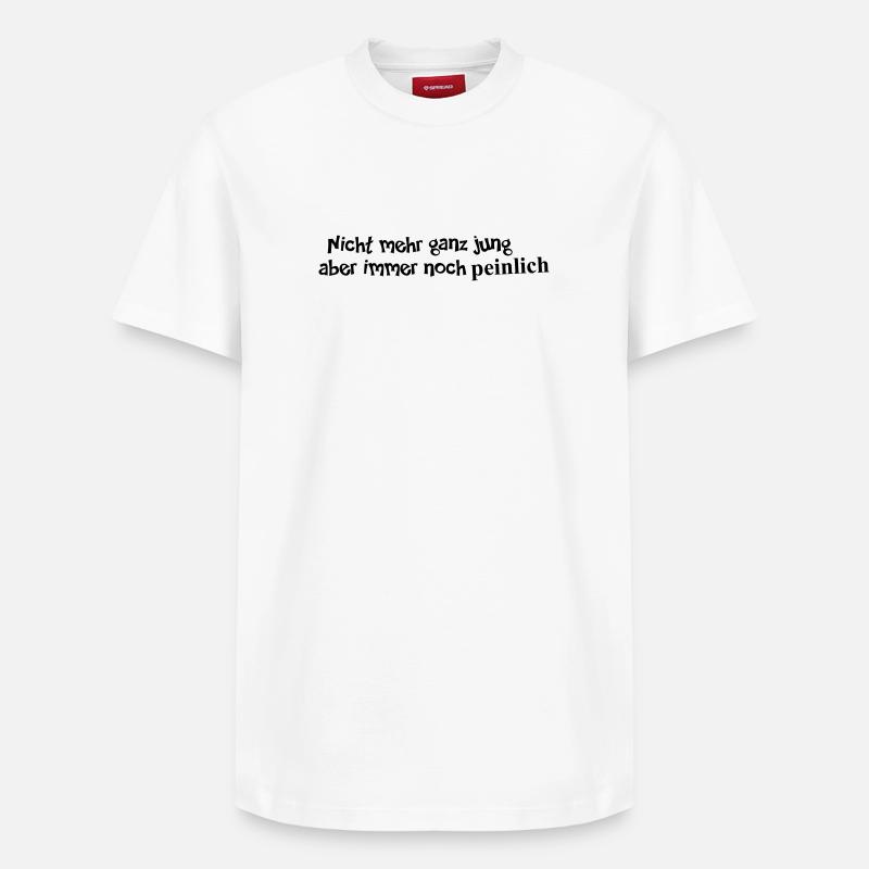 toujours embarrassant - T-shirt unisexe décontracté en coton Supima – de SPREAD - blanc