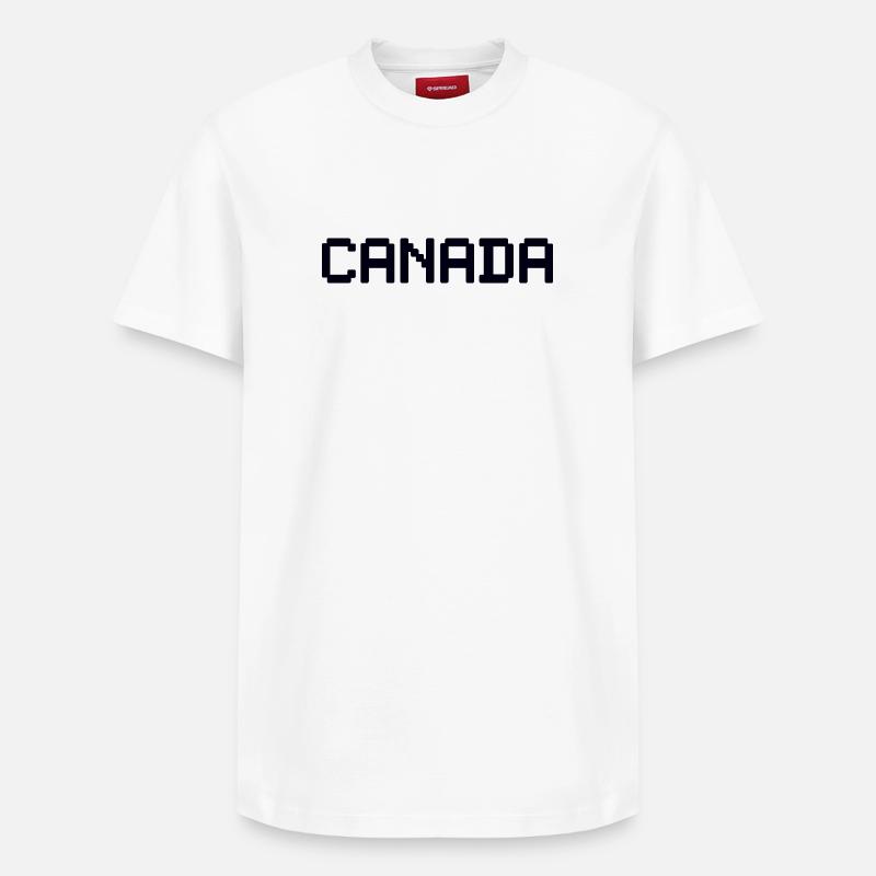 CANADA - Relaxed Unisex Supima Cotton T-Shirt – by SPREAD - white