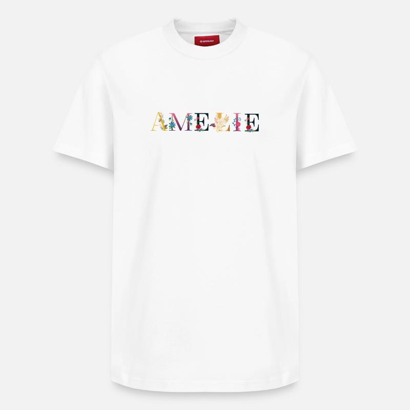 Amélie - T-shirt unisexe décontracté en coton Supima – de SPREAD - blanc
