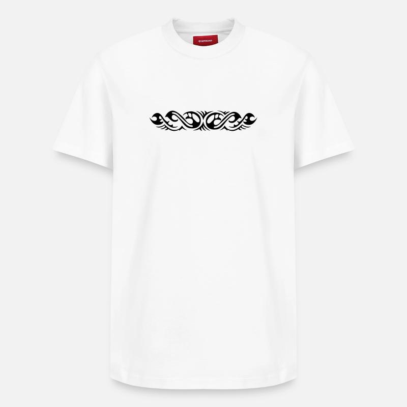 Tribal 7 par Helfspawn - T-shirt unisexe décontracté en coton Supima – de SPREAD - blanc