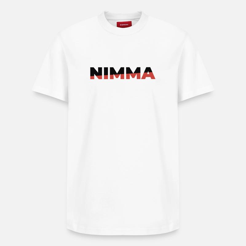 NIMMA - Relaxed Unisex Supima Cotton T-Shirt – von SPREAD - Weiß