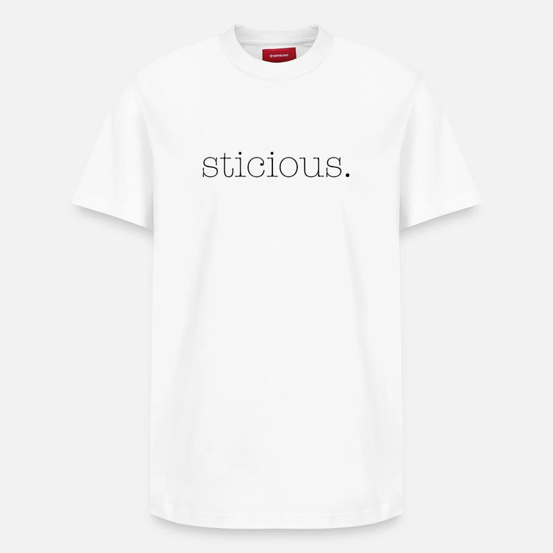 Sticious - T-shirt unisexe décontracté en coton Supima – de SPREAD - blanc