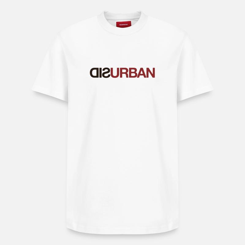 DISURBAN - T-shirt unisexe décontracté en coton Supima – de SPREAD - blanc