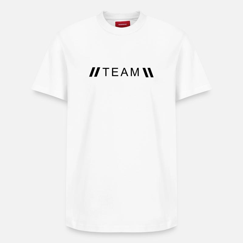Style Team - Relaxed Unisex Supima Cotton T-Shirt – von SPREAD - Weiß