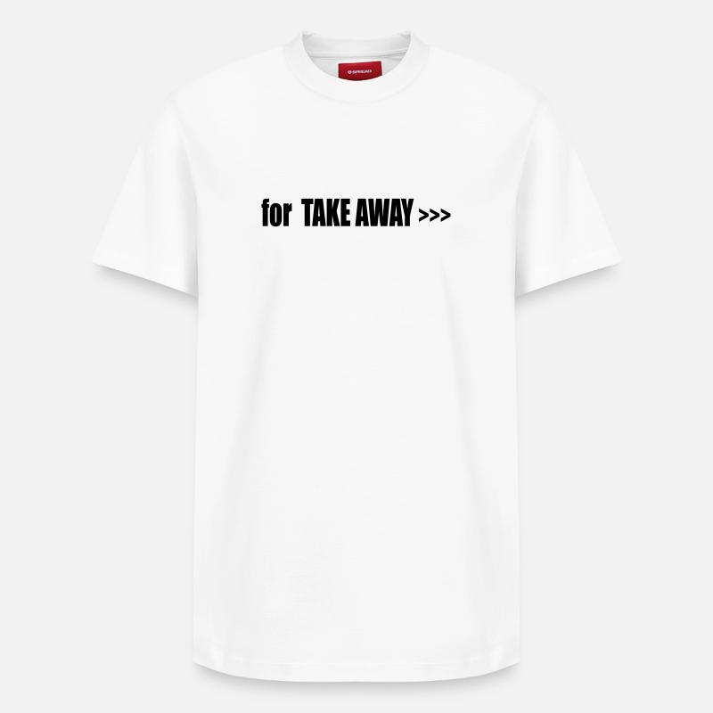 à EMPORTER - T-shirt unisexe décontracté en coton Supima – de SPREAD - blanc