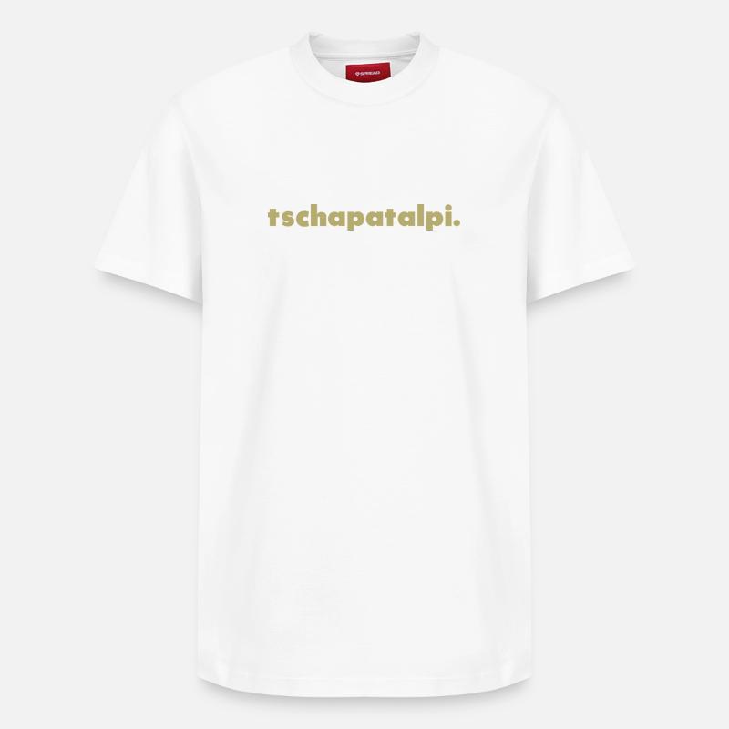 Tschapatalpi. - T-shirt unisexe décontracté en coton Supima – de SPREAD - blanc
