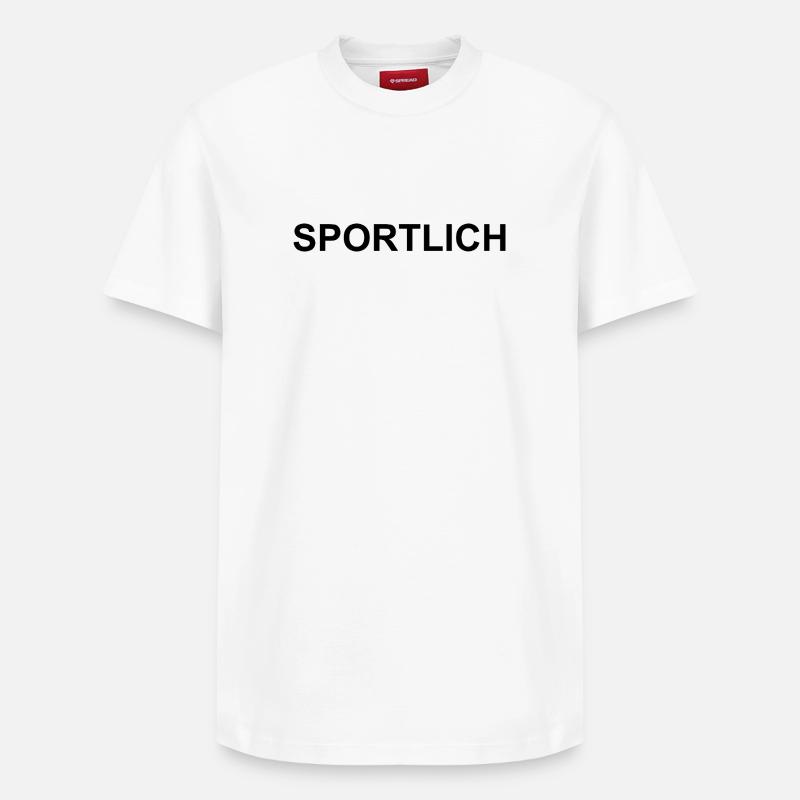 Sportif - T-shirt unisexe décontracté en coton Supima – de SPREAD - blanc