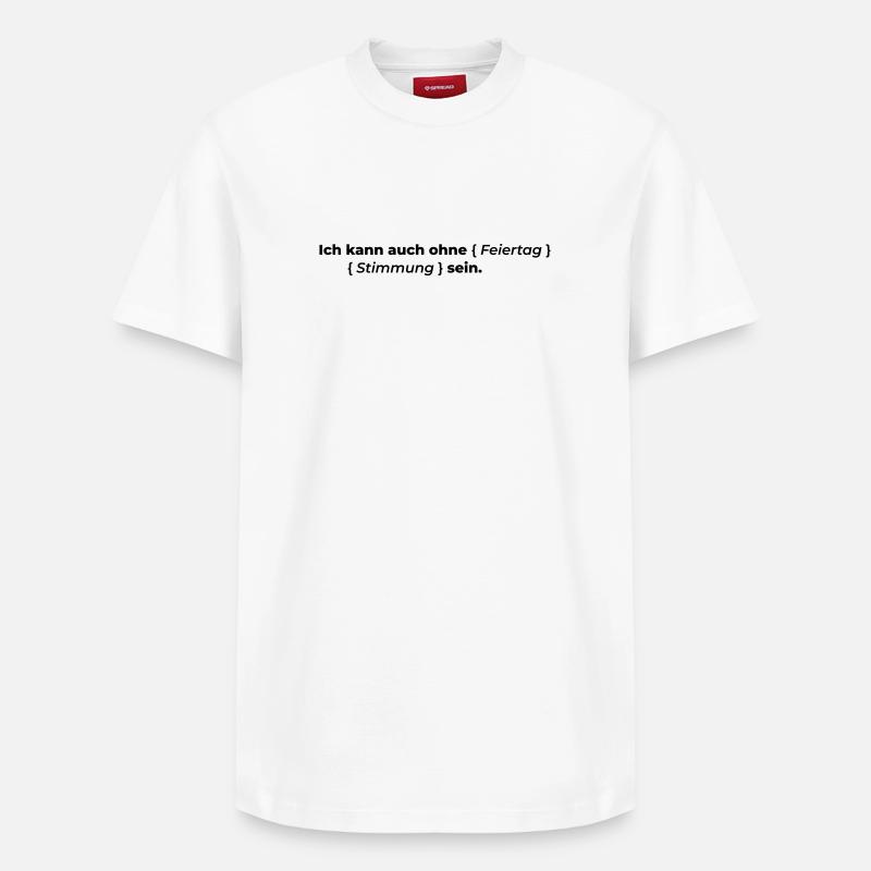 even without - Relaxed Unisex Supima Cotton T-Shirt – by SPREAD - white
