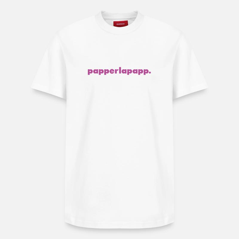 papperlapapp. - Relaxed Unisex Supima Cotton T-Shirt – von SPREAD - Weiß