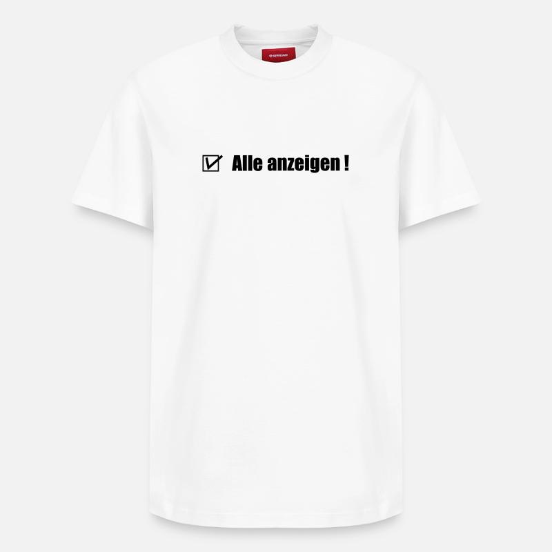 Tout afficher - T-shirt unisexe décontracté en coton Supima – de SPREAD - blanc