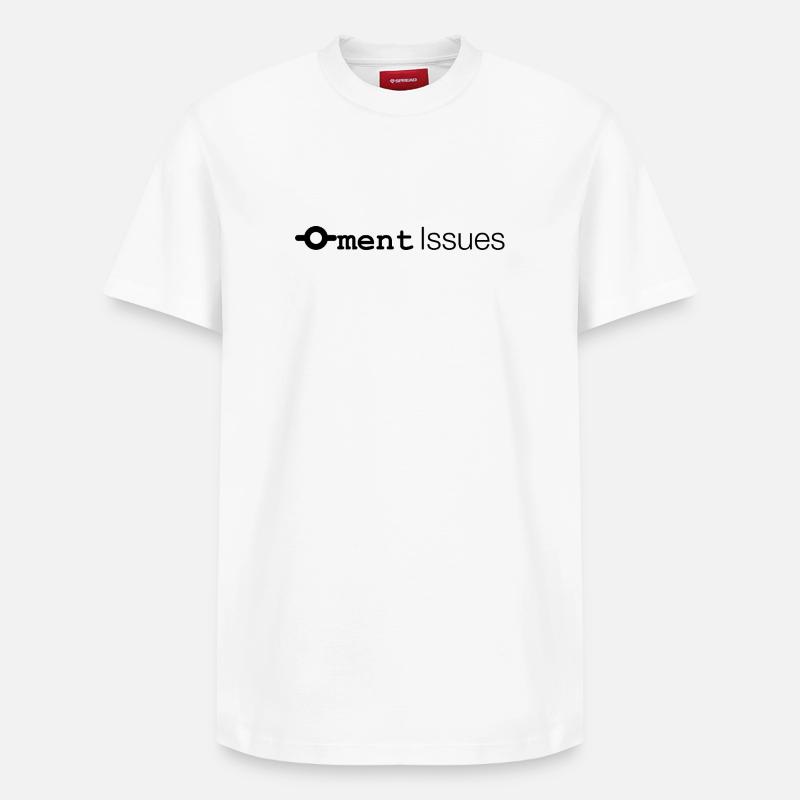 Commitment Issues - Relaxed Unisex Supima Cotton T-Shirt – by SPREAD - white