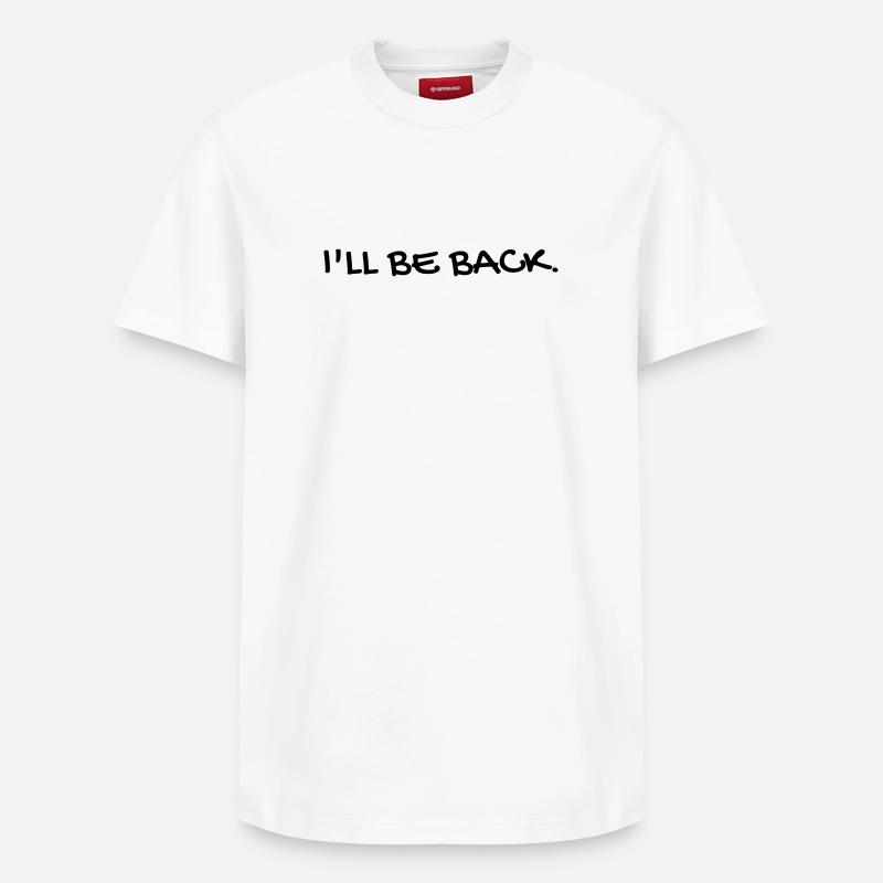 Cinéma / Citation / Série télé / Geek - T-shirt unisexe décontracté en coton Supima – de SPREAD - blanc