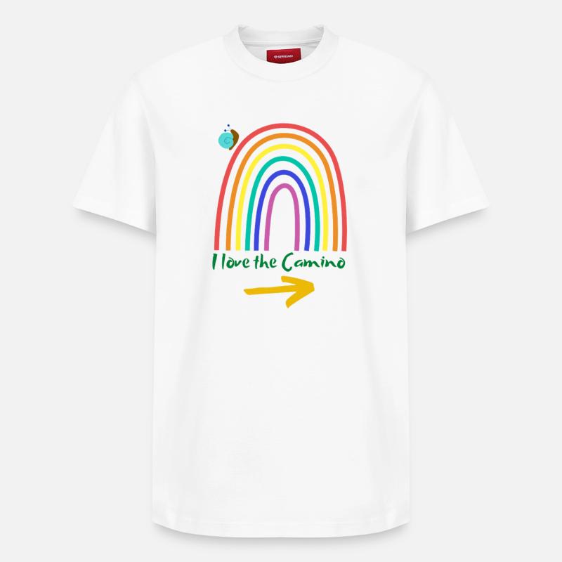 J'adore le Camino - T-shirt unisexe décontracté en coton Supima – de SPREAD - blanc