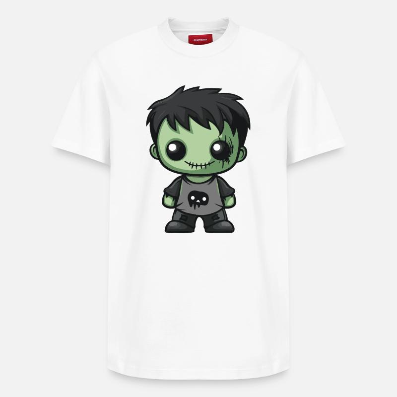 Zombie Comic - Relaxed Unisex Supima Cotton T-Shirt – von SPREAD - Weiß