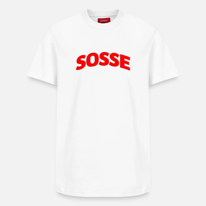 Sosse pour toujours - T-shirt unisexe décontracté en coton Supima – de SPREAD - blanc