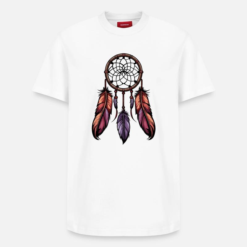 Attrape-rêves - T-shirt unisexe décontracté en coton Supima – de SPREAD - blanc