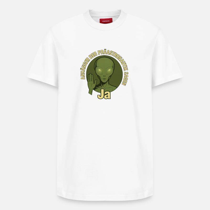 Adeptes de la pré-astronautique - T-shirt unisexe décontracté en coton Supima – de SPREAD - blanc