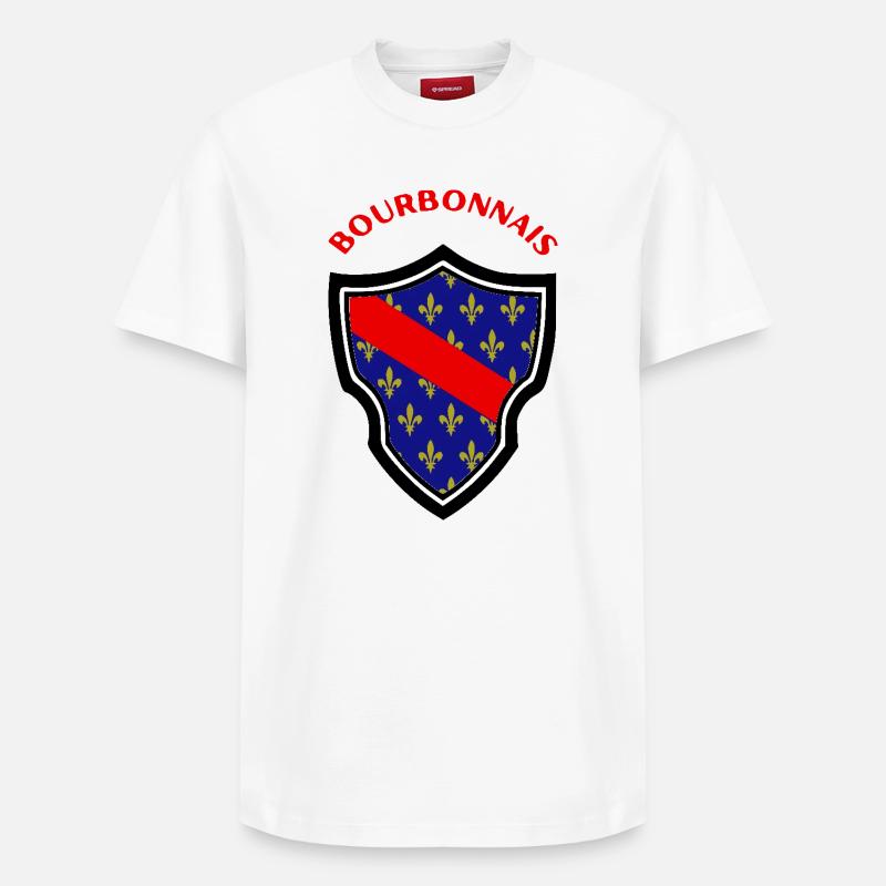 Bourbonnais - T-shirt unisexe décontracté en coton Supima – de SPREAD - blanc