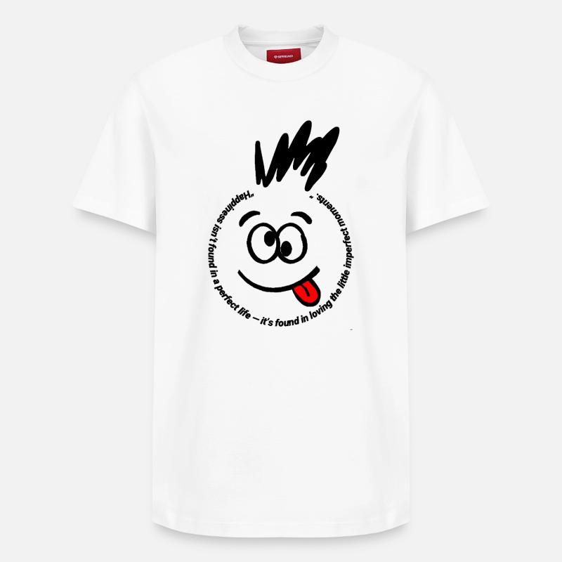 Citation - T-shirt unisexe décontracté en coton Supima – de SPREAD - blanc