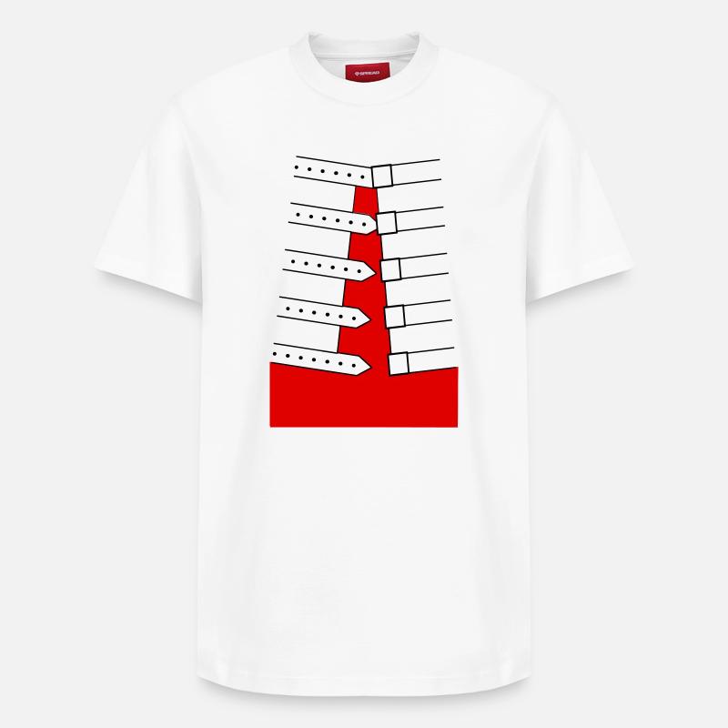 Fred 1986 - T-shirt unisexe décontracté en coton Supima – de SPREAD - blanc