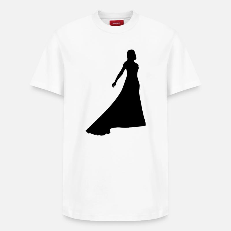 Danser - T-shirt unisexe décontracté en coton Supima – de SPREAD - blanc