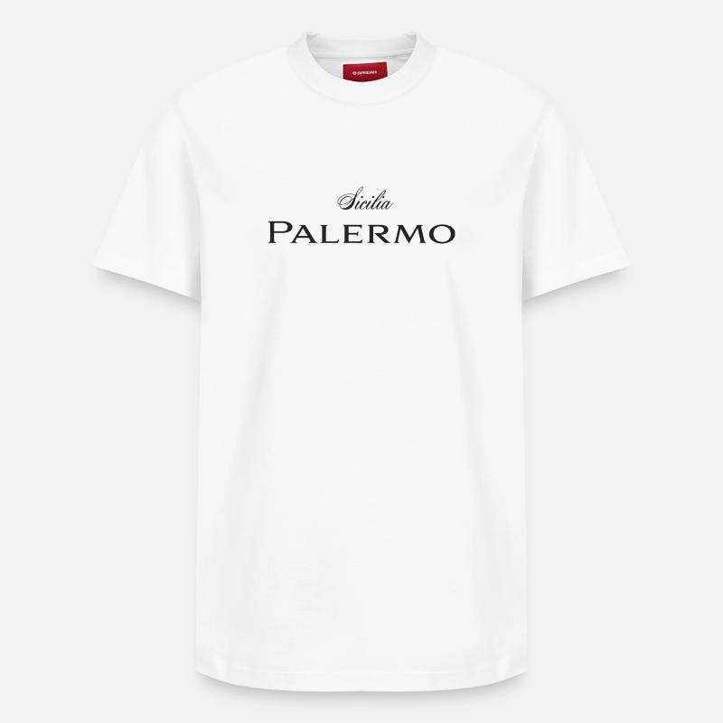 Palerme - T-shirt unisexe décontracté en coton Supima – de SPREAD - blanc