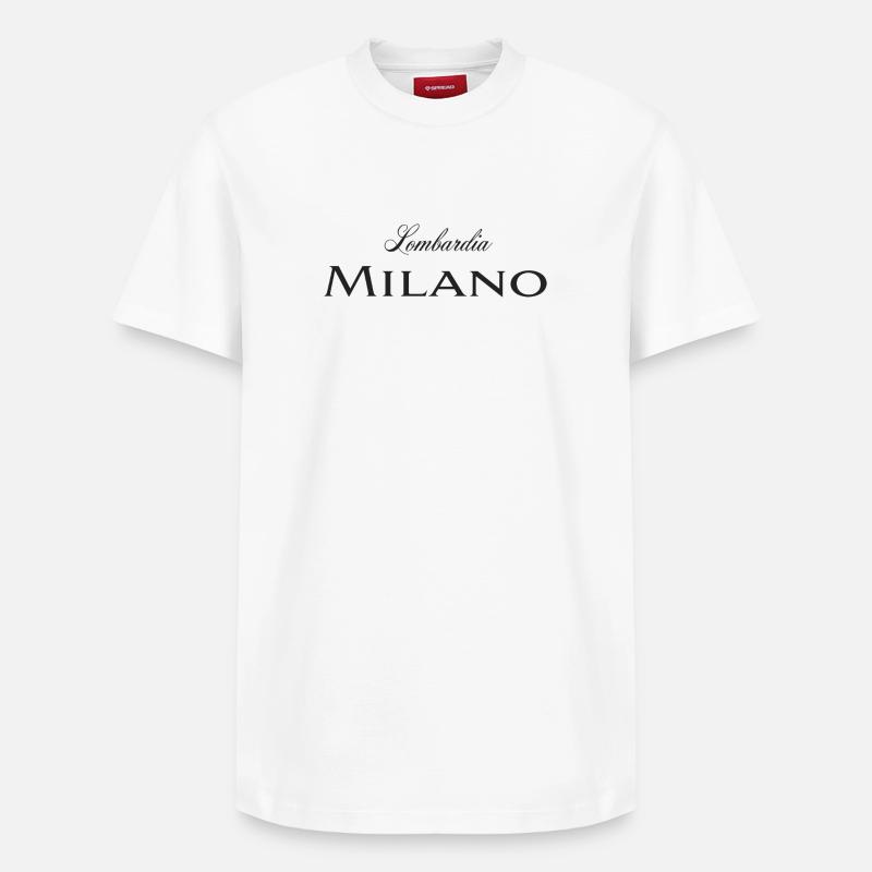 Milano - T-shirt unisexe décontracté en coton Supima – de SPREAD - blanc