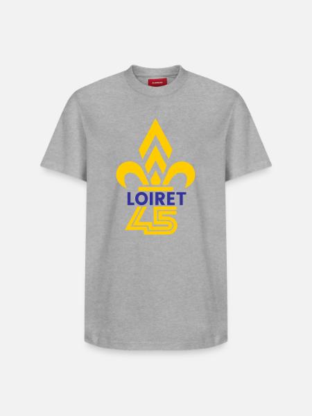 Fleur de Lys Loiret 45 - Relaxed Unisex Supima Cotton T-Shirt – by SPREAD - white