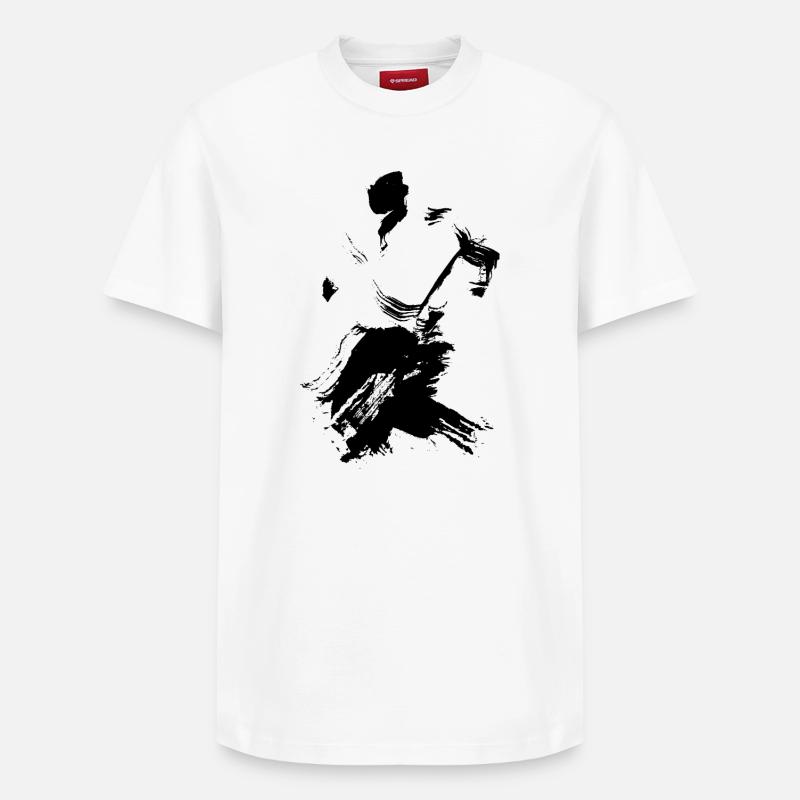 Figure / Silhouette AIKIDO - T-shirt unisexe décontracté en coton Supima – de SPREAD - blanc