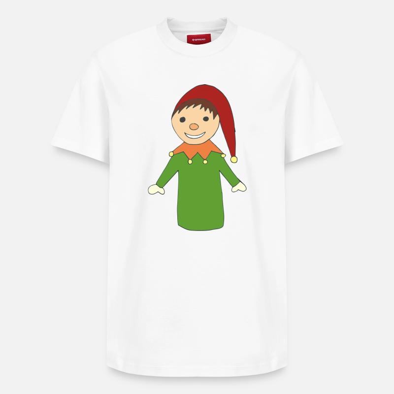 Clown - T-shirt unisexe décontracté en coton Supima – de SPREAD - blanc