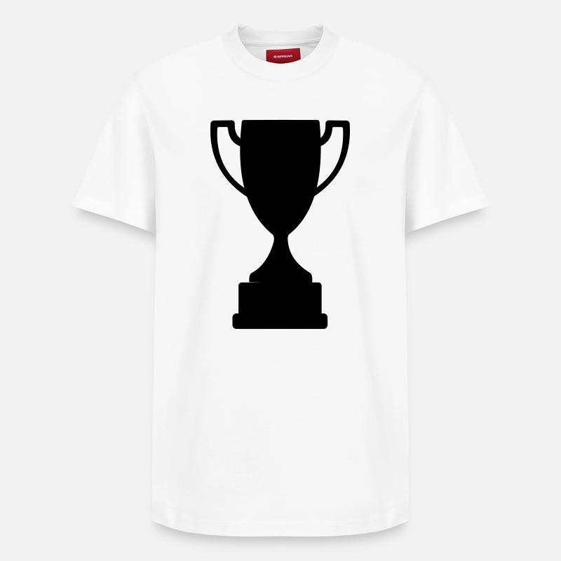 Coupe de sport - T-shirt unisexe décontracté en coton Supima – de SPREAD - blanc